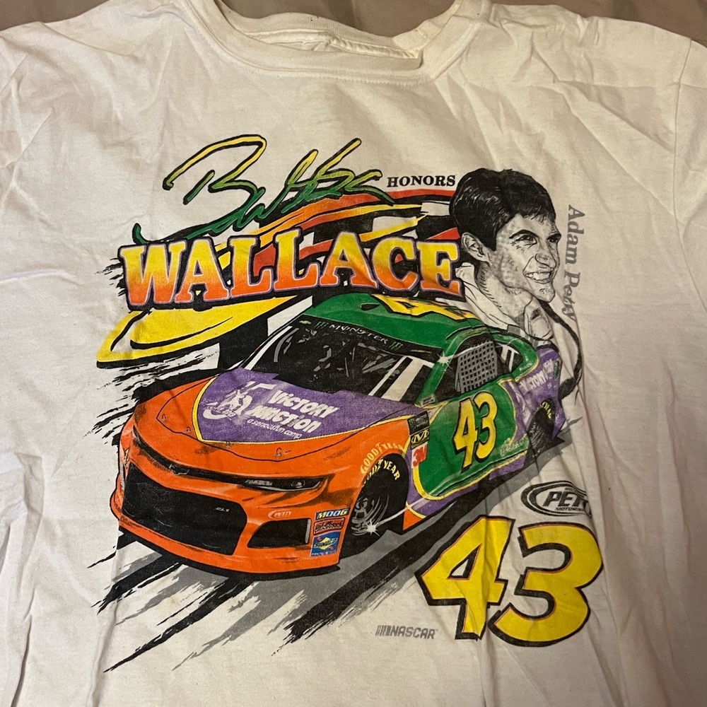 Bubba Wallace Adam Petty NASCAR Throwback shirt